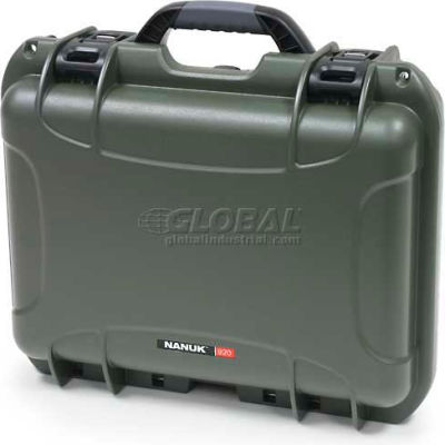 Nanuk 920 Case, 16-11/16"L x 13-3/8"W x 6-13/16"H, Olive