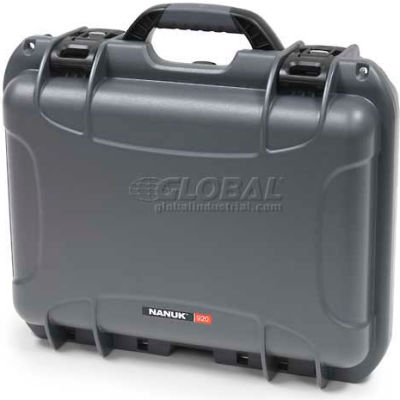 Nanuk 920 Case, 16-11/16"L x 13-3/8"W x 6-13/16"H, Graphite
