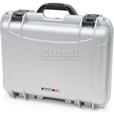 Nanuk 925 Case, 18-11/16"L x 14-13/16"W x 7"H, Silver