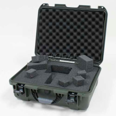 Nanuk 930 Case w/Foam, 19-13/16"L x 16"W x7-5/8"H, Olive