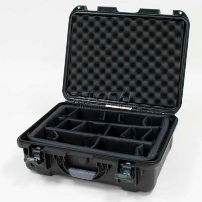 Nanuk 930 Case w/Padded Divider, 19-13/16"L x 16"W x7-5/8"H, Black