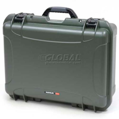 Nanuk 940 Case, 21-11/16"L x 16-7/8"W x 8-1/2"H, Olive