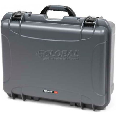 Nanuk 940 Case, 21-11/16"L x 16-7/8"W x 8-1/2"H, Graphite