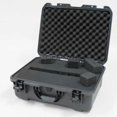 Nanuk 940 Case w/Foam, 21-11/16"L x 16-7/8"W x 8-1/2"H, Graphite