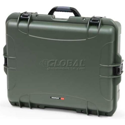 Nanuk 945 Case, 25-1/8"L x 19-7/8"W x 8-13/16"H, Olive