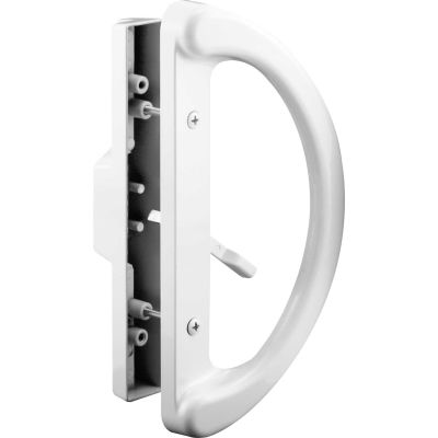 Primeline Products C 1225 Sliding Door Handle, Mortise Style, White