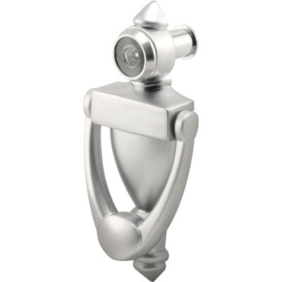 Prime-Line® Door Knocker And Viewer, 180 Degree, Satin Nickel, U 10327