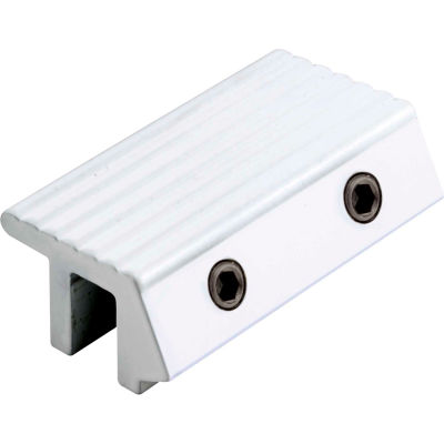 Primeline Products U 9815 Sliding Door Lock, Tamper Resistant, Aluminum Finish