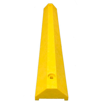 4' Ultra Parking Block with Hardware, 3-1/4"H, Yellow, ULTRA3648PBY