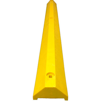 6' Ultra Parking Block with Hardware, 3-1/4"H, Yellow, ULTRA3672PBY