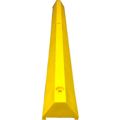 6' Ultra Parking Block with Hardware, 4"H, Yellow, ULTRA4672PBY