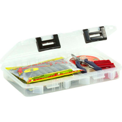 Plano ProLatch™ StowAway® Utility Box Open Compartment 10-3/4"L x 7-1/4"W x 1-3/4"H Clear - Pkg Qty 6