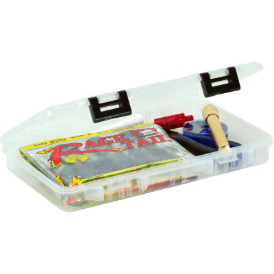 Plano ProLatch™ StowAway® Utility Box Open Compartment 14"L x 8-7/8"W x 1-7/8"H, Clear - Pkg Qty 4