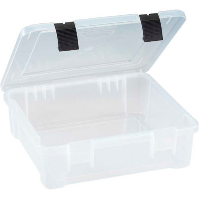 Plano ProLatch™ StowAway® Utility Box Open Compartment 17-1/4"L x 16"W x 5-1/4"H Clear - Pkg Qty 3