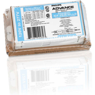 Philips Advance ICF2S18H1LDK Electronic CFL Ballast, 120-277V, 1 or 2- 18 Watts
