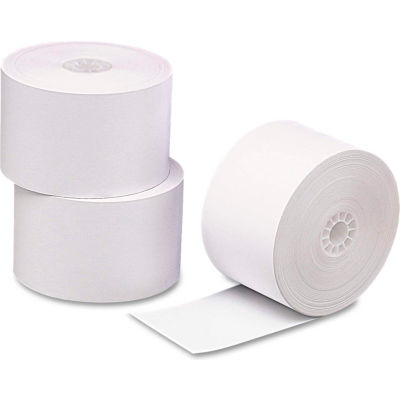 PM Company® Single-Ply Thermal Cash Register/POS Rolls 09664, 2-5/16"x356', White, 24 Rolls/Ctn