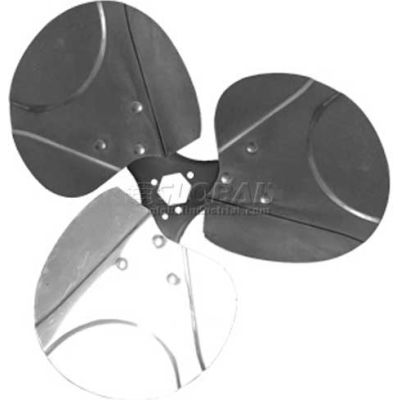 Three Wing Free Air Fan Blade, Alum. Blade, CCW, 16" Dia., 16° Pitch