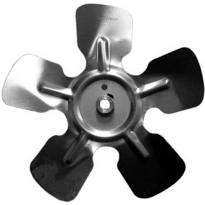 Small Fixed Hub Fan Blade, 9" Dia., 26° Pitch, CW, 1/4" Bore, 1-1/4" Blade Depth, 5 Blade