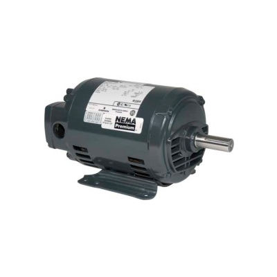 US Motors, ODP, 1 HP, 3-Phase, 1760 RPM Motor, D1P2G