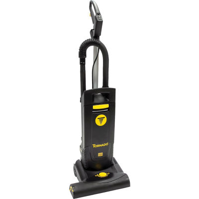 Tornado® CVD 38 Deluxe Upright Vacuum, 19" Cleaning Width, Black