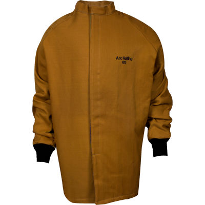 ArcGuard® 65 cal Nomex/Kevlar Arc Flash Coat, XL, Caramel, C04KDQT03XLL32