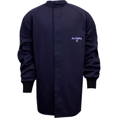 ArcGuard® 12 cal UltraSoft Arc Flash Coat, S, Navy, C04UP03SM32