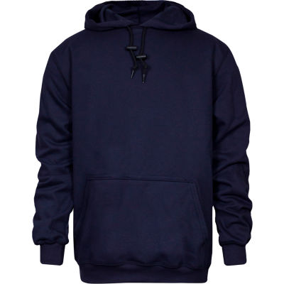 National Safety Apparel® Midweight Pullover FR Sweatshirt, 3XL, Navy, C21WT033XL