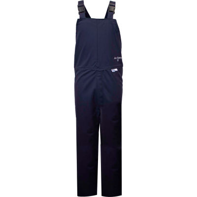 ArcGuard® 12 cal Flame Resistant UltraSoft Bib Overall, 3XL, Navy, C45UP3XL32