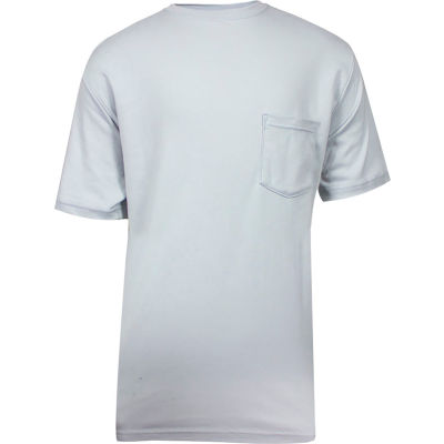 National Safety Apparel® FR Classic Cotton Short Sleeve T-Shirt, 3XL, Gray, C54PG3XL