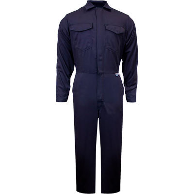 ArcGuard® 12 cal UltraSoft Flame Resistant Coverall, LG x 32, Navy, C88UPLG32