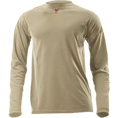 DRIFIRE® Lightweight Long Sleeve FR T-Shirt, XL, Desert Sand, DF2-CM-446LS-DS-XL