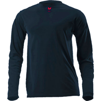 DRIFIRE® Lightweight Long Sleeve FR T-Shirt, L, Navy Blue, DF2-CM-446LS-NB-LG
