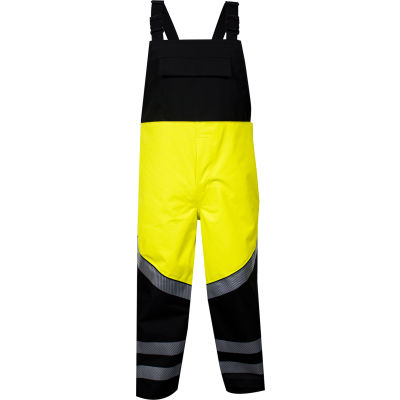 HYDROlite™ Flame Resistant Hi-Vis Bib Overalls, Class E, Yellow/Black, 3XL