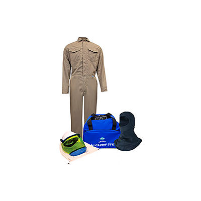 ArcGuard® KIT2CVPR08NGBL 8 cal DuPont Protera Arc Flash Kit FR Coverall & Balaclava, L