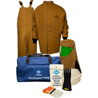 ArcGuard® KIT4SC100 LG09 100 cal/cm2 Arc Flash Kit, LG, Glove Size 09