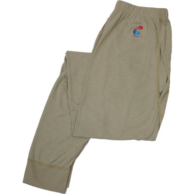 National Safety Apparel® Flame Resistant Control Long Underwear, 2XL, Tan, U51FRSR2X