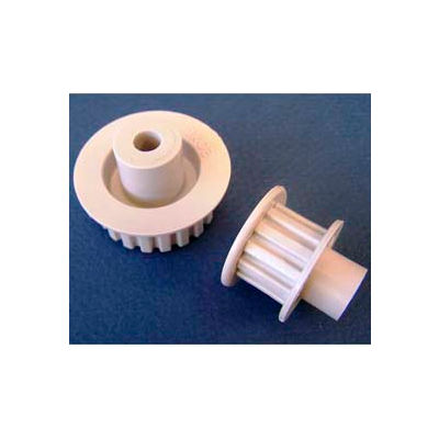 Plastock® Timing Belt Pulleys 40xlsf, Acetal, Single Flange, 1/5 Pitch, 40 Teeth