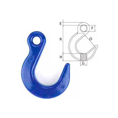 Peerless™ 8477700 5/8" V10 Eye Foundry Hook