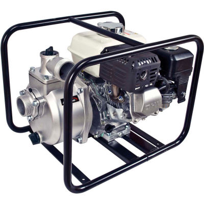pump trash semi inch water engine powermate pumps gpm honda globalindustrial plumbing