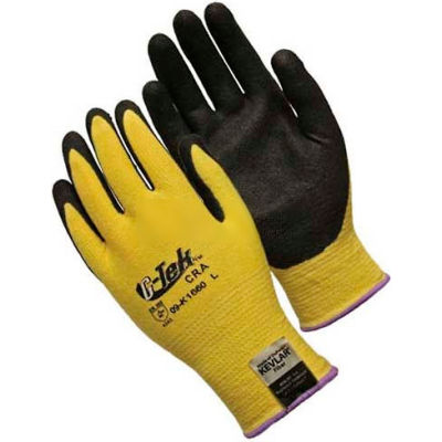 PIP Kevlar® Gloves W/Micro surface Nitrile Coated Palm & Fingers, Medium Weight, L
