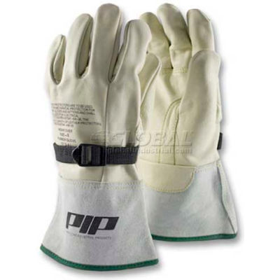 PIP Top Grain Cowhide Leather Protector For Novax® Gloves, Reinforced, Size 8