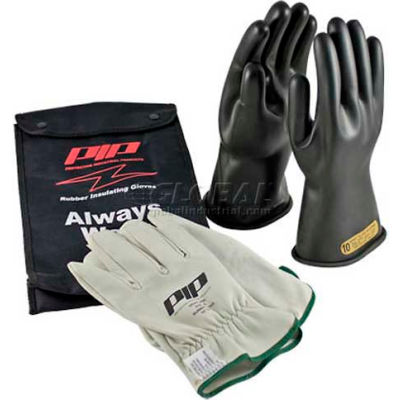 PIP ESP Kit, 1 Pair Black ESP Glove, 1 Pair Goat, Class 00, Size 10