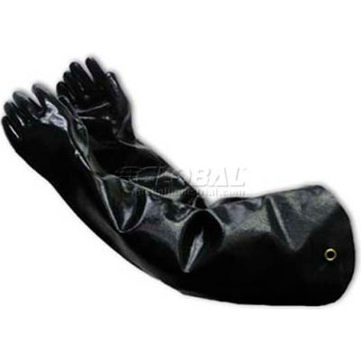 PIP Neoprene Coated Gloves, Smooth, Brushed Interlock Lined, 31"L, Large, 1 Pair