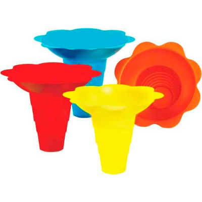 Paragon 6504 Multicolor Flower Drip Tray Cups 12 Oz, 100 Qty