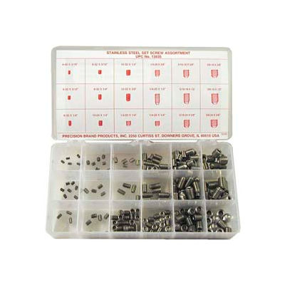 Fastener Kits & Assortments | Set Screw Kits | 220 Piece Stainless ...