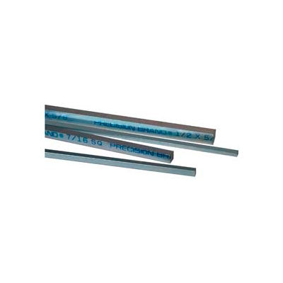 1/8" x 1/4" Keystock, Zinc Plated, 12" Length (Pack of 6)