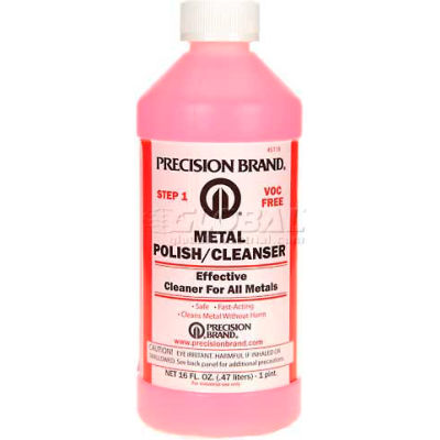 Metal Polish/Cleanser - 1 Pint Bottle - Pkg of 6