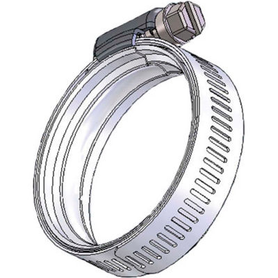 WS22 WaveSeal 360™ 9/16" Band Constant Tension Hose Clamp 1-1/8" - 1-11/16" Clamping Dia. 10Pk