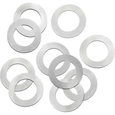 Precision Brand® SS Arbor Shim, 84132, 1/2" ID x 3/4" OD x 0.020"H, Pkg of 10 - Made In USA