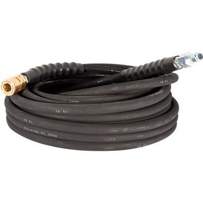 BE Hot & Cold Water Pressure Washer Hose, 50'L, 4000 PSI, 3/8"